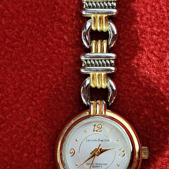 Jaclyn Smith Two Tone Metal Water Resistant Quartz Japan Movement Vintage Watch main image 14